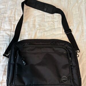 Dell Black Laptop Messenger Bag